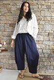 Jo Jo Quirky Classic Barrel Pant Navy 